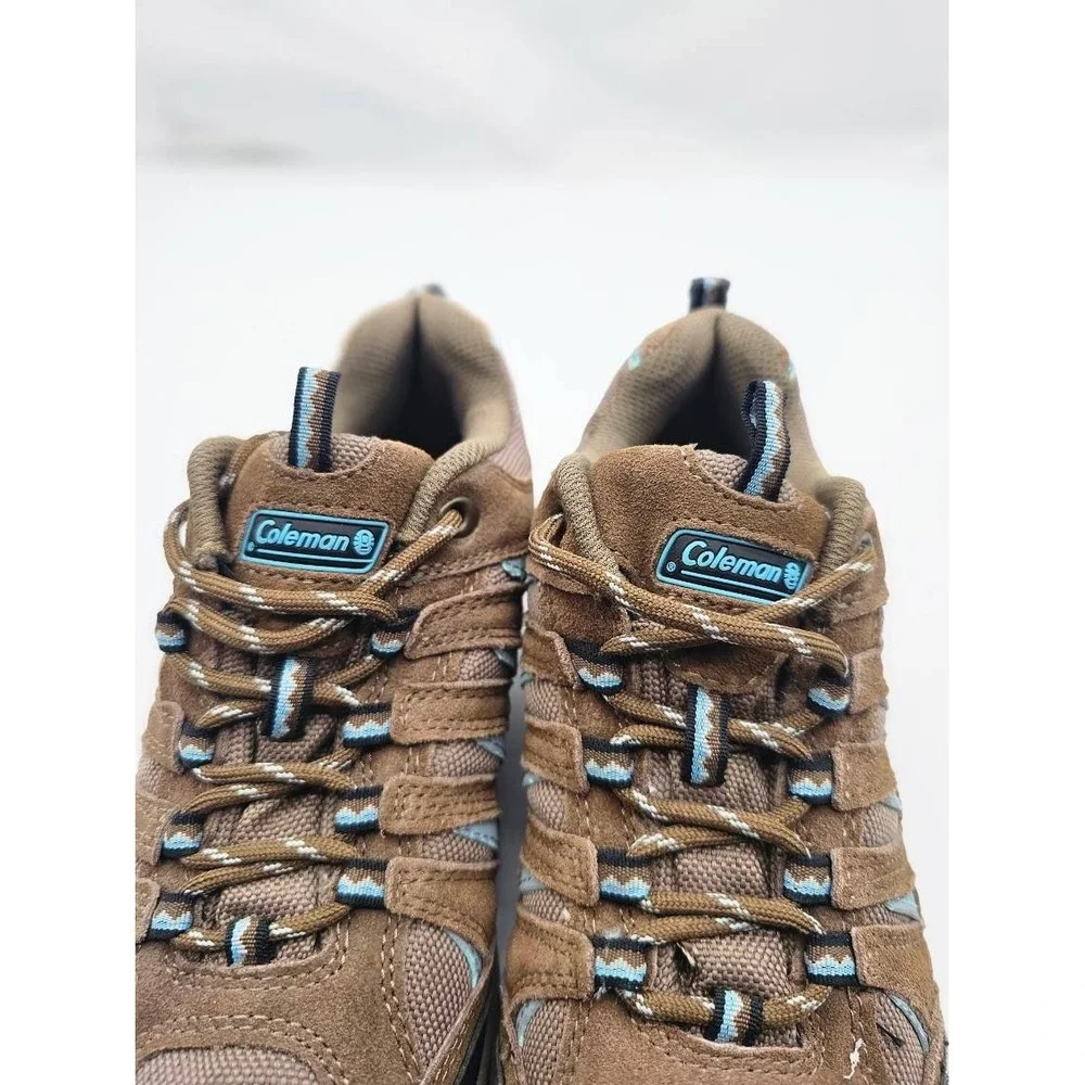Coleman Crescent-W Hiking Shoes Women 7 Brown  Leather Mesh Outdoor